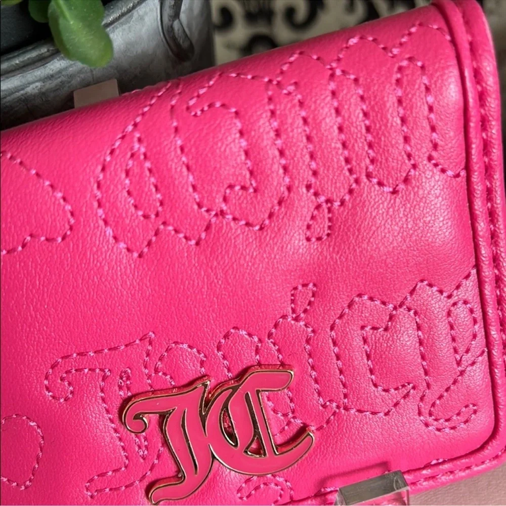 Juicy Couture Hot Pink Card Holder wallet - Picture 4 of 12